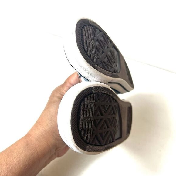 Converse All Star Kids Infant 7 Light Blue Canvas Sneakers Shoes Slip On Low Top - Picture 7 of 12